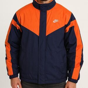 Nike Men's Orange and Blue Coat